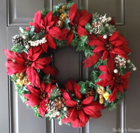 Christmas - DIY Wreath on Door