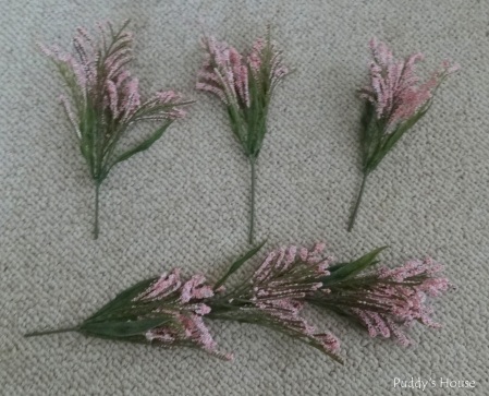 Spring Wreath - flower spray - separated into 3 individual sprays