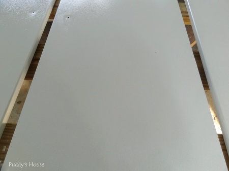 Kitchen Cabinets - close up of painted surface